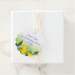 Green Garden Farm Market Bridal Shower Thank You フェイバータグ