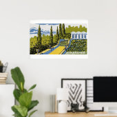 Green Gardens - Matchbox Print - Aesthetic Wall ポスター (ホームオフィス)