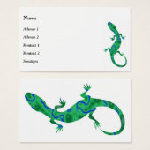 Green Gecko名刺 (正面&裏面)