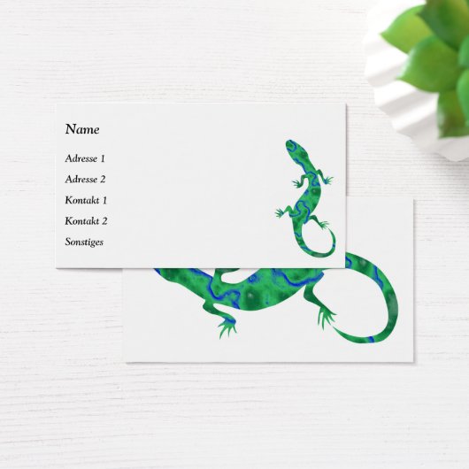 Green Gecko名刺 (デスク)