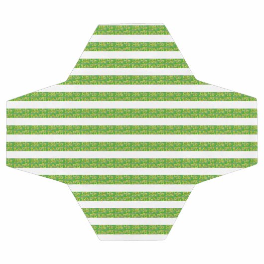 Green Geometric  サッカーボール (フラット)
