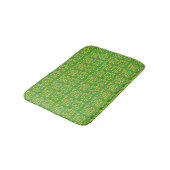 Green Geometric Bath Mat バスマット (アングル)