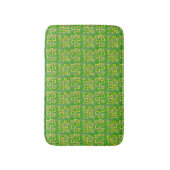 Green Geometric Bath Mat バスマット (正面縦)