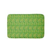 Green Geometric Bath Mat バスマット (正面)