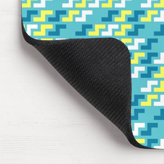 Green Geometric Pattern Mouse Pad マウスパッド (コーナー)