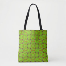 Green Geometric Pattern Tote Bag トートバッグ