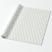 Green Geometric Wrapping Paper, Christmas Giftwrap ラッピングペーパー (アンロールド)