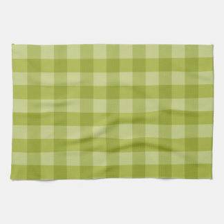 Green gingham キッチンタオル