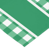 Green Gingham  ショートテーブルランナー (コーナー)