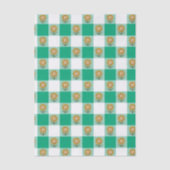 Green Gingham and Yellow Sunflowers 薄葉紙 (正面)