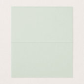 Green Gingham Coquette Bow Place Card Table Decor (内部フラット)