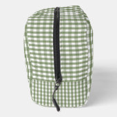 Green Gingham Cute Plaid Cosmetic Pretty ドップキット (右)