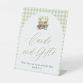 Green Gingham Fresh Off The Market Cards and Gifts 台座サイン (正面)
