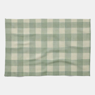 Green Gingham kitchen towel キッチンタオル