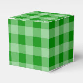 Green Gingham Pattern フェイバーボックス (正面サイド)