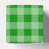 Green Gingham Pattern フェイバーボックス (上部)