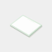 Green Gingham Plaid ポストイット (アングル)