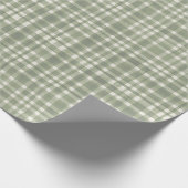Green Gingham Plaid Wrapping Paper ラッピングペーパー (角)