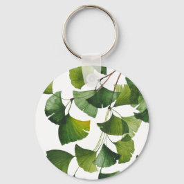 Green Ginkgo Biloba - Keychain キーホルダー