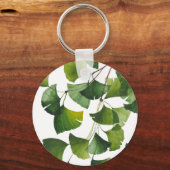 Green Ginkgo Biloba - Keychain キーホルダー (正面)