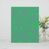 Green Ginseng Man Scrapbook Paper 2-Sided Page (スタンド正面)