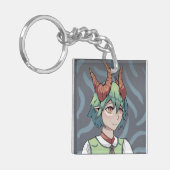 Green Girl キーホルダー (正面左)