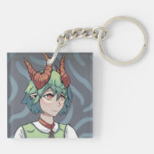 Green Girl キーホルダー (裏面)