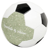 Green Glitter Sparkle サッカーボール (3/4)