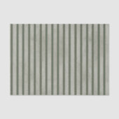 Green Glitzy Gold Stripes Christmas 薄葉紙 (正面)