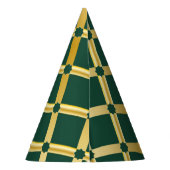 Green & Gold Arabic-inspired Party Hat パーティーハット (裏面)