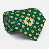 Green Gold Basketball Icon Necktie ネクタイ (ロール)