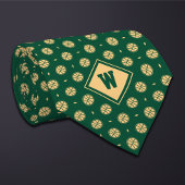 Green Gold Basketball Icon Necktie ネクタイ
