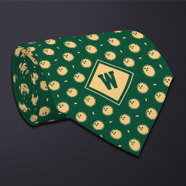 Green Gold Bowling Ball Icon Necktie ネクタイ