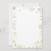 Green Gold Brunch Bubbly Champagne Bridal Shower  招待状 (裏面)