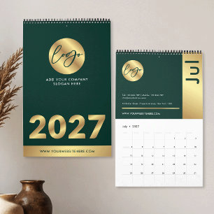 Green & Gold Company ロゴ ブランド マーケティング 2027 カレンダー