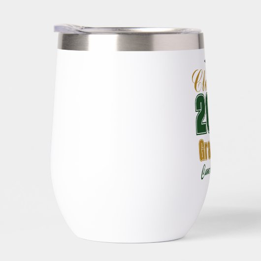 Green Gold Customized Class of 2026 Graduation (右面)