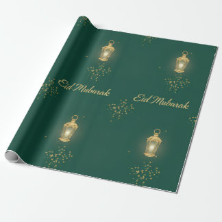 Green/Gold Eid Wrapping Paper ラッピングペーパー