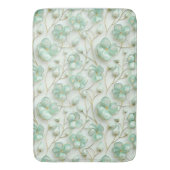 Green Gold Floral Bath Mat バスマット (正面縦)