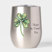 Green Gold Glitz Shamrock St. Patrick's Day (正面)
