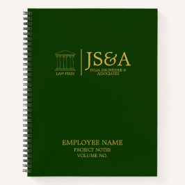 Green Gold Justice Columns Law Firm ノートブック