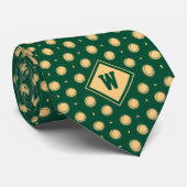 Green Gold Tennis Ball Icon Necktie ネクタイ (ロール)