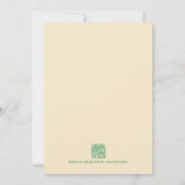 Green Golf Themed Retirement Party Invitation 招待状 (裏面)