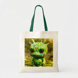 Green Goo Monster – Creepy Cute Canvas Print トートバッグ