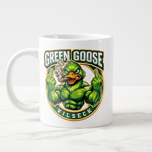 Green Goose Fingers Vilseck  ジャンボコーヒーマグカップ (左)