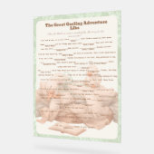 Green Goose Libs Baby Shower Group game アクリルサイン (傾斜)