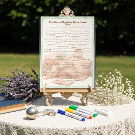 Green Goose Libs Baby Shower Group game アクリルサイン