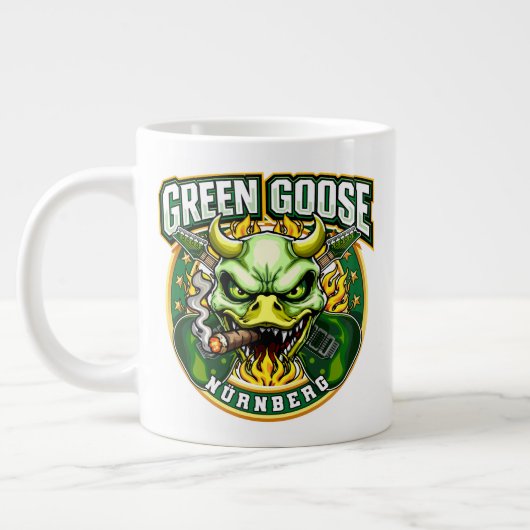 Green Goose Skull Nurnberg  ジャンボコーヒーマグカップ (左)
