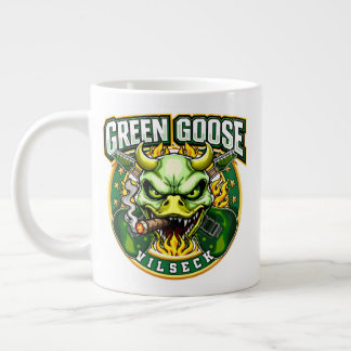 Green Goose Skull Vilseck  ジャンボコーヒーマグカップ