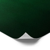 Green Gothic Ombre Background Art ポスター (角)