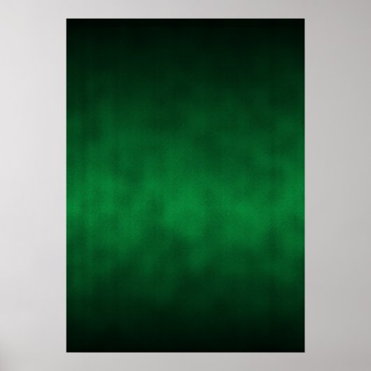 Green Gothic Ombre Background Art ポスター (正面)